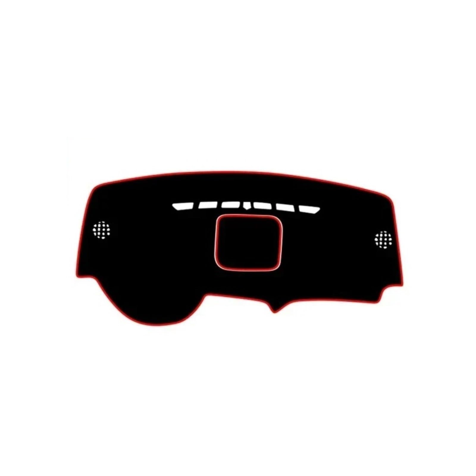 Salpicadero Coche Protector Pour Peugeot 3008 GT 2008-2015 Almohadilla De La Cubierta Del Salpicadero Coche Estera Tablero Parasol Antideslizante Cojín Protector(Red polyester B)