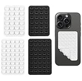 4 Pezzi Ventosa per Telefono, Ventose Silicone per Telefono, Portatile Doppio Cellulare Ve...