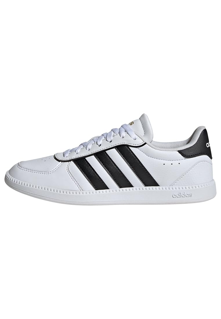 adidas Women's BREAKNET Sleek Shoes, FTWR White/core Black/Gold met., 7.5 UK