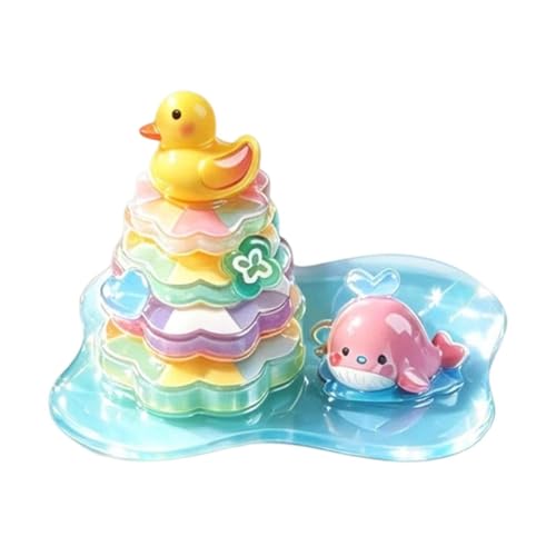 Stackable Stickers - 3D Crystal Decorative Toy with Glossy Artistic Finish for Creative Fun | Layered Embellishment Decals for Home Decoration Birthday Party...