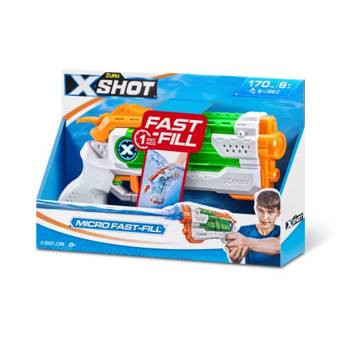 ZURU - XSHOT - Fast Fill - Micro - Water Blaster - Water Gun - Outdoor Play - Fast Fill - Shoots up to 8m - 56220-2023 - Image 2