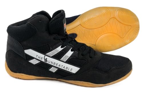 Image of USI Universal 701MP Matpro Wrestling Shoes for Men & Women, Sports Shoes for Wrestlers (Size 6, Black)