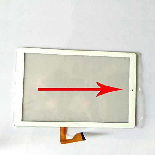 EUTOPING Blanc Couleur Nouveau 10.1 Pouces Écran Tactile numérique Remplacer Cover