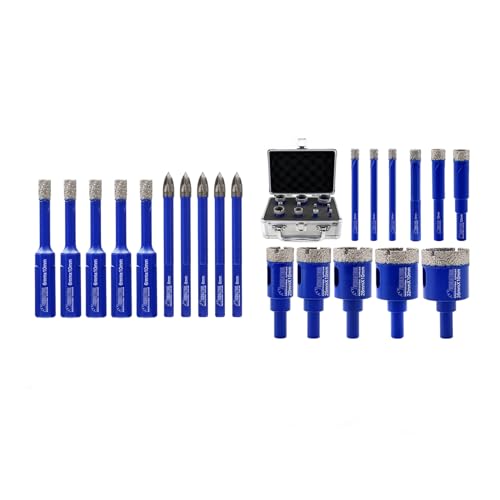 Set de brocas diamantadas para porcelana y cerámica miniatura 1