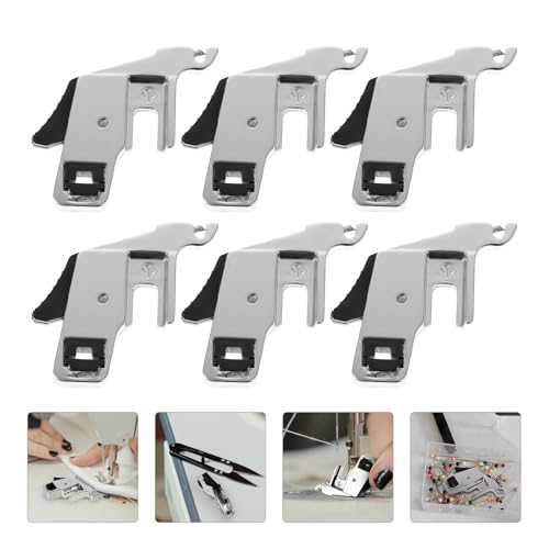 Conjunto 6 Piezas Adaptadores Multifuncionales para Pie de Máquina de Coser miniatura 4