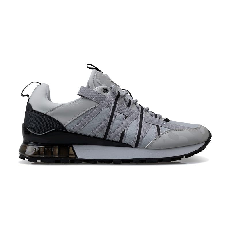 Cruyff Zapatillas Hombre FEARIA CC241091-901 Grey/Black. (Gris, Sistema Tallas Calzado EU, Adulto, Números, Mediano, 42)