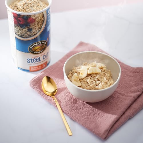 Nature's Path Organic Quick Cook Steel Cut Oatmeal, 24 oz (Pack of 1), Non-GMO
