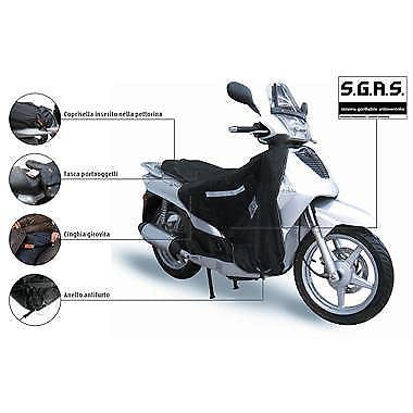 COMPATIBILE CON KYMCO PEOPLE ONE 125i E4 2019 19 COPRIGAMBE TERMOSCUD TUCANO URBANO R168-X SPECIFICO PER SCOOTER COPERTA TERMICA IMPERMEABILE INTERNO IN ECOPELLICCIA ESTERNO IN NYLON