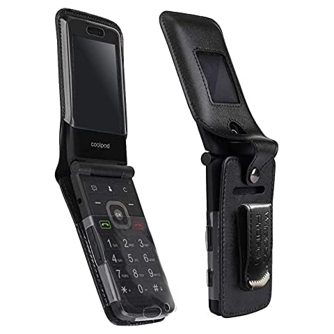 Coolpad Snap Case, Wireless ProTECH Genuine Leather Case Swivel Belt Clip, for Coldpad Snap Phone Cover