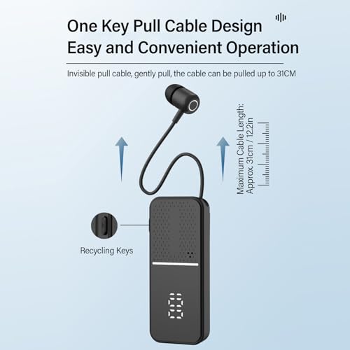 Auricular Lavalier Inalámbrico Zopsc Mono con Cancelación de Ruido miniatura 3