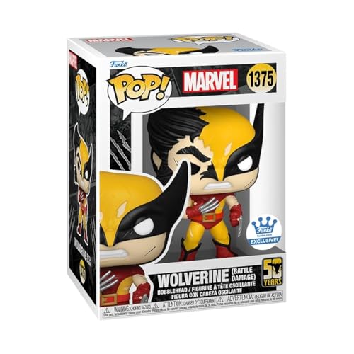 Funko Pop! Vinilo: Marvel - Wolverine *Battle Damage Shop Exclusive