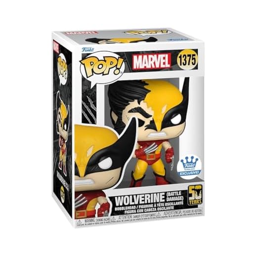 Funko Pop! Vinilo: Marvel - Wolverine *Battle Damage Shop Exclusive