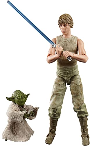 Star Wars The Black Series Luke Skywalker y Yoda (Entrenamiento Jedi) a Escala de 15 cm …