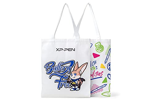 XP-PEN Einkaufstasche Tragetasche Unisex Stofftasche Schultertasche Baumwolltasche 33x40cm für Shopper,büro,Alltag,Freizeit Cover