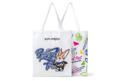 XP-PEN Einkaufstasche Tragetasche Unisex Stofftasche Schultertasche Baumwolltasche 33x40cm für shopper,büro,alltag,Freizeit