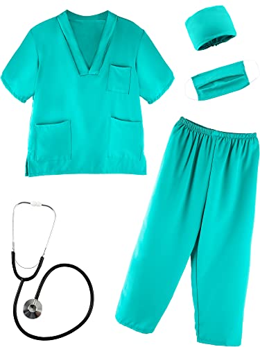 Disfraz Completo Médico Para Niños y Niñas 8-10 Años miniatura 6
