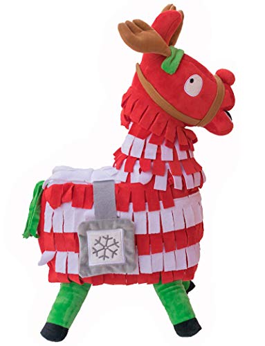 Smashing Thing Loot Llama Plush Stuffed Toy Doll Firgure, Troll Stash Animal Alpaca Gift with Keychain (ChristmasM)