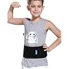 WENDYWU Kids Adjustable Waist Belt Brace Support Ballet Dance Protector Abdominal Band for Back (Black)