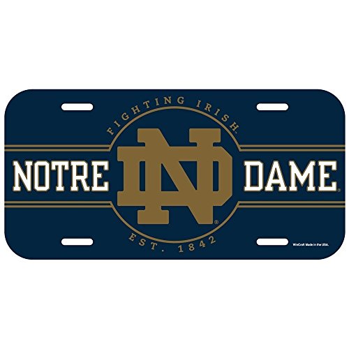 Wincraft NCAA Notre Dame 61419081 License Plate
