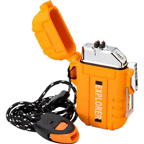 Encendedor eléctrico recargable USB ELK naranja miniatura 7