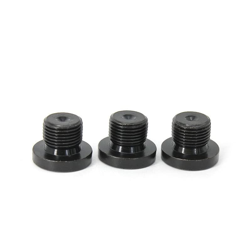 Rosca macho métrica de acero al carbono, casquillo hexagonal negro, brida, tapón hexagonal interior, instalación de tubería hidráulica de aceite (tamaño: 1,5)(Size:2)