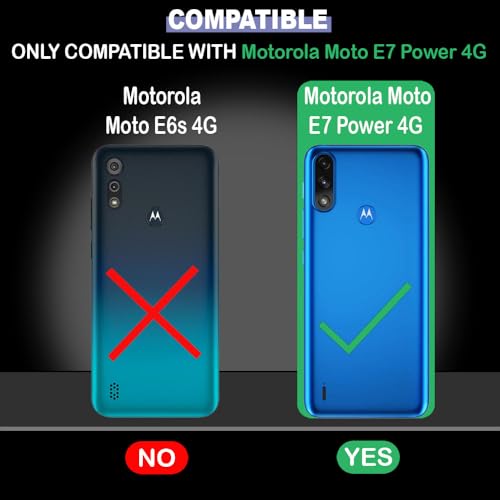 Image of amazon basics Mobile Cover for Motorola Moto E7 Power 4G | Full Camera Protection | Premium Liquid Silicon Case | Flexible Bumper Case for Motorola Moto E7 Power 4G (Dark Blue)