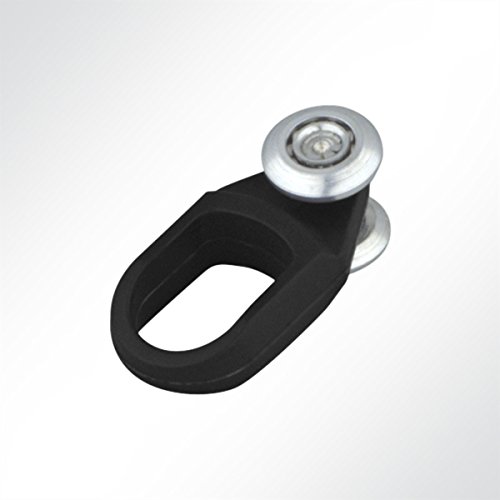 Preisvergleich Produktbild LYSEL Laufrolle Führungsrollen Laufwagen Rollenlaufwerk Nylon mit Kugellager für Laufschiene 25x19mm Schiebetor (10 Stück)