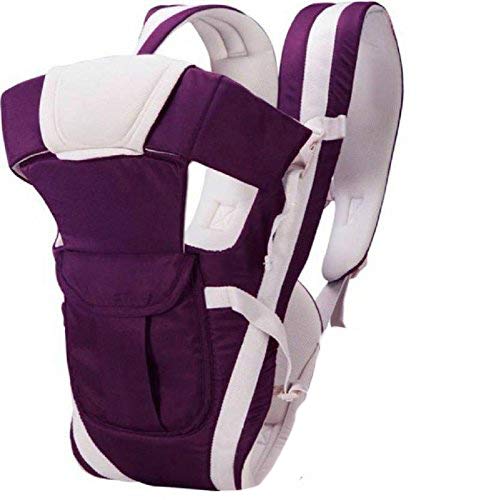 Ineffable Baby Carrier Cum Kangaroo Bag Bag with Head Support for 4-12 Months WB (Purple)-picture-26