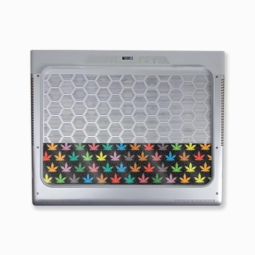 Image of Glossy Glitter Laptop Skin Compatible with Alienware X16 R2 (2024) - Sticky Icky Icky - Premium 3M Vinyl Protective Wrap Decal Cover - Easy to Apply | Crafted in The USA by MightySkins