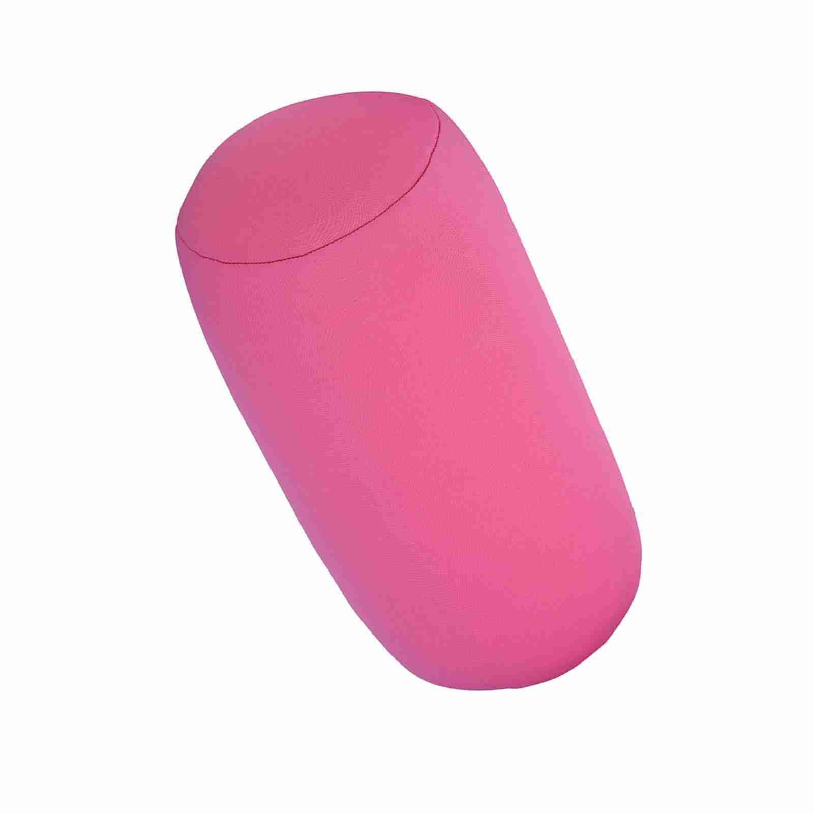 Walmeck Cuscino da Viaggio in Morbida Schiuma con Microsfere per il Collo, Supporto per Casa, Ufficio, Auto, Aereo, Dormire, Relax, Testa, Collo, Polsi, Comfort, Rosso, Rosa, (Rosa)