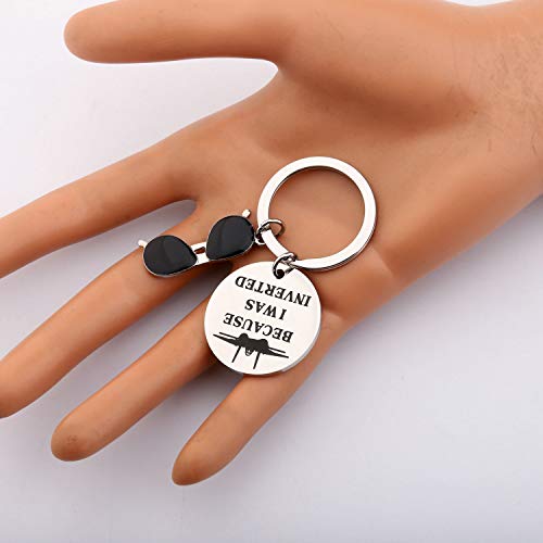 Porte-clés Pilot Gift Flight Crew 3.0 le cadeau gris idéal avec message Reverse - 5
