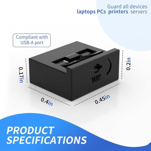 Tapón de seguridad contra robo de datos USB en ordenadores públicos de librerías 6
