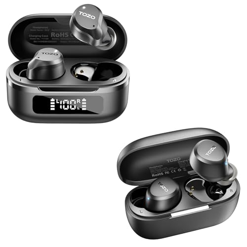 TOZO NC9 Hybrid Active Noise Cancelling Wireless...