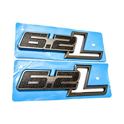 2pcs 6.2 Liter Emblems Side Fender 3D Decals Badge Replacement for F-150 Raptor 6.2 Liter F150 Cover