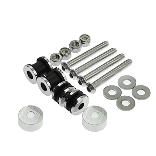 Motorcycle Luggage Rack Sissy Bar Docking Hardware Kit for Harley Davidson FLSTC FXSTSB FXSTC FLSTF FLSTN FXST Replaces # 53531-95B