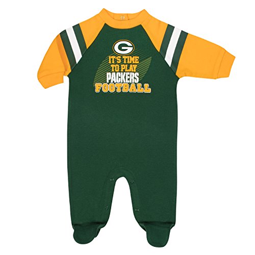 Image of Gerber NFL Unisex Baby Nfl Team Footed Sleep and Play