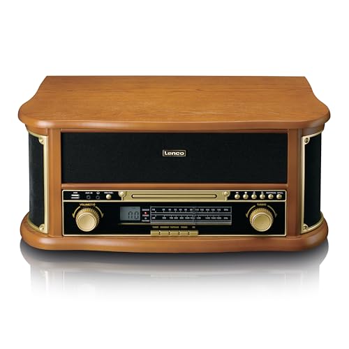 Lenco TCD-2551 Tourne-Disque pour Vinyle – Platine Vinyle Bluetooth avec Haut-Parleur – Lecteur CD – Platine Cassette – 3 Vitesses – entraînement par Courroie – 2 x 5 Watt – Bois - Les Beatles, Paul McCartney, John Lennon, RIngo Starr, George Harrison Lenco TCD-2551 Tourne-Disque pour Vinyle - Platine Vinyle Bluetooth avec Haut-Parleur - Lecteur CD - Platine Cassette - 3 Vitesses - entraînement par Courroie - 2 x 5 Watt - Bois