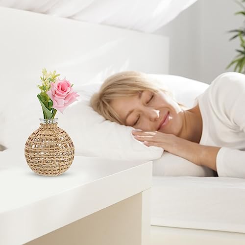 Vase en verre bohème rustique et récipient floral pour maison - 4