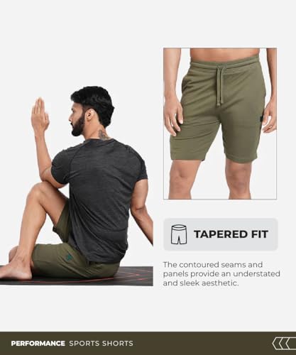 Image of TEGO Revive Shorts | Soft Stretch Recovery Shorts | Slim Fit | VAPArise Fabric | Training, Travel & Lounge Wear | Men's Gym Shorts