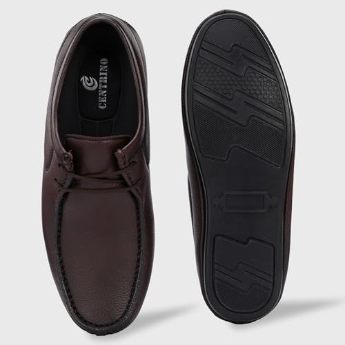 Image of Centrino Mens Uniform Dress Shoe |Formal Shoe for Men|Lace-up Shoe Business |Provide Comfort Perfect for Formal Wear, Business Casual, and Parties (6624)