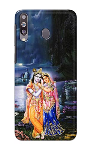Image of Printed Hard Back Cover Case for Samsung Galaxy M30 Back Cover (Radha Krishna) -1803