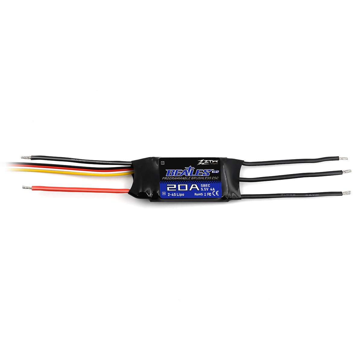 Amazon.com: ZTW Beatles G2 20A ESC with SBEC Output 4A/5.5V
