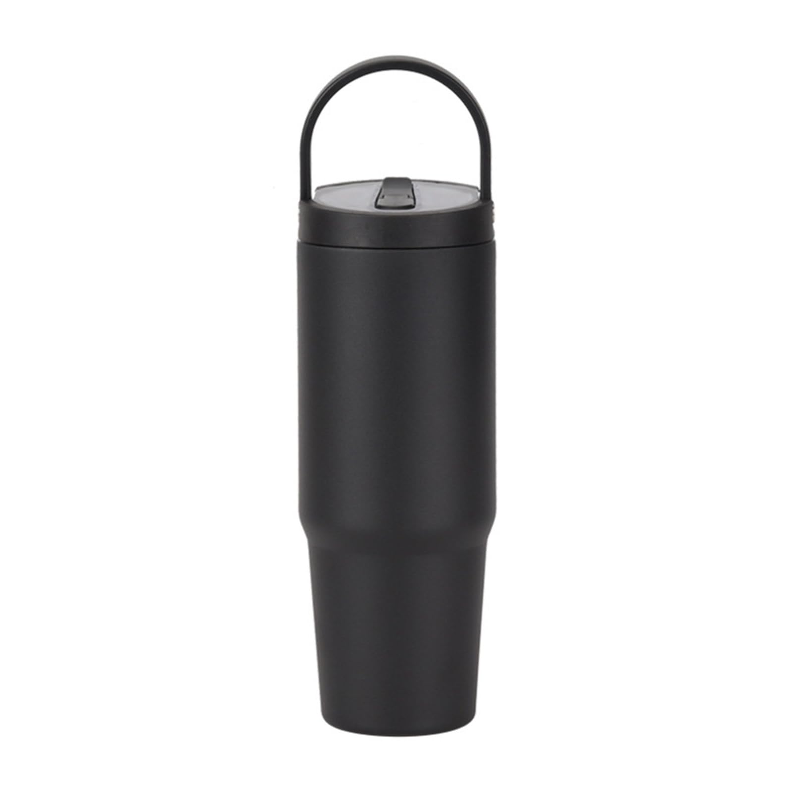 Btgghytr Large 900Ml Vacuum Sealed Tumblers with Removable Straw Easy Carry Design Permanent Rustless Beverage Container Offices Vacuum Flask Cup with Removable Straw