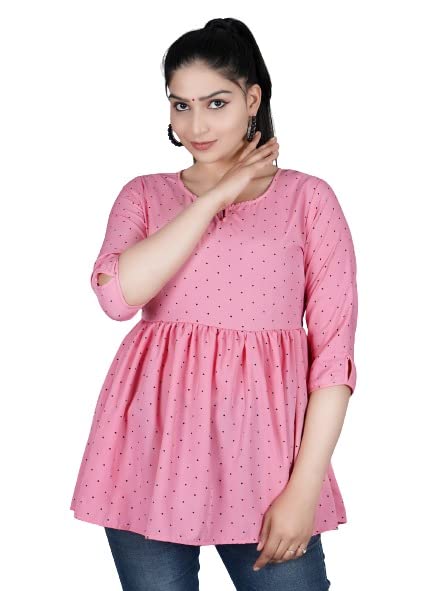 Image of Women's Rayon Anarkali Regular Fit Top
