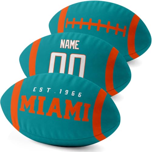 Image of ANTKING Miami Throw Pillow 2 Packs Custom Name Number Gifts
