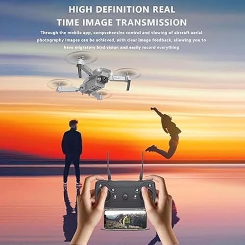 Image of BrUsHlEsS-fOlDaBlE-DrOnE-WiTh-hQ-WiFi-cAmErA-ReMoTe-cOnTrOl-fOr-kIdS-QuAdCoPtEr-wItH-GeStUrE-SeLfIe-fLiPs-bOuNcE-MoDe-aPp-oNe-kEy tAkE-OfF (E88)