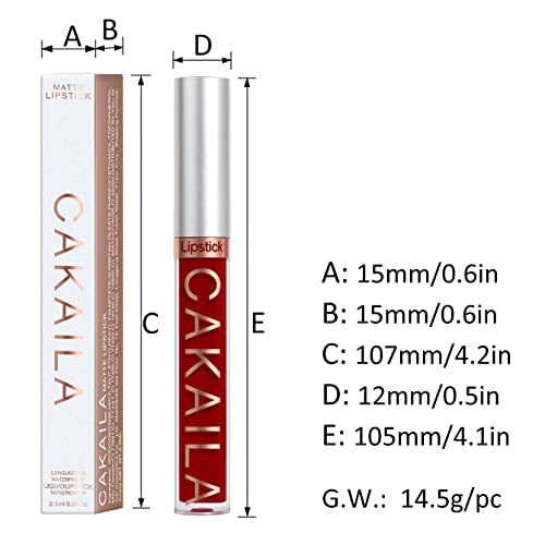 3Pcs Matte Liquid Lipstick Set Lip Stain Makeup, 24 Hour Long Lasting Waterproof Dark Red Matte Matt Lipsticks Lip Gloss Sets For Women, Velvety Long Lasting High Pigmented Nude Waterproof Lipgloss Kit Girls Women Make Up Gift Set (16-18) #TOP5