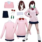 Dan Da Dan Cosplay Outfit Uniform Suit Set - Ayase Cosplay (Wig Included, S)