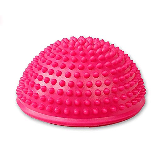 Bola de Equilibrio, Bola del Masaje del Pie para Mejorar Coordinación, Bolas Fitness Diseño Erizo para Entrenar, Cojín para Estabilidad Medias Pelotas de Yoga para el Ejercicio del Gimnasio