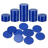 Materiale - Realizzati in resistente materiale plastico PS, questi token da gioco sono robusti, leggeri, impermeabili e facili da pulire, rendendo più semplice il processo di pulizia dopo ripetuti utilizzi. Inoltre, sono resistenti a piccoli urti e usura, e non si rompono o sbiadiscono facilmente.
